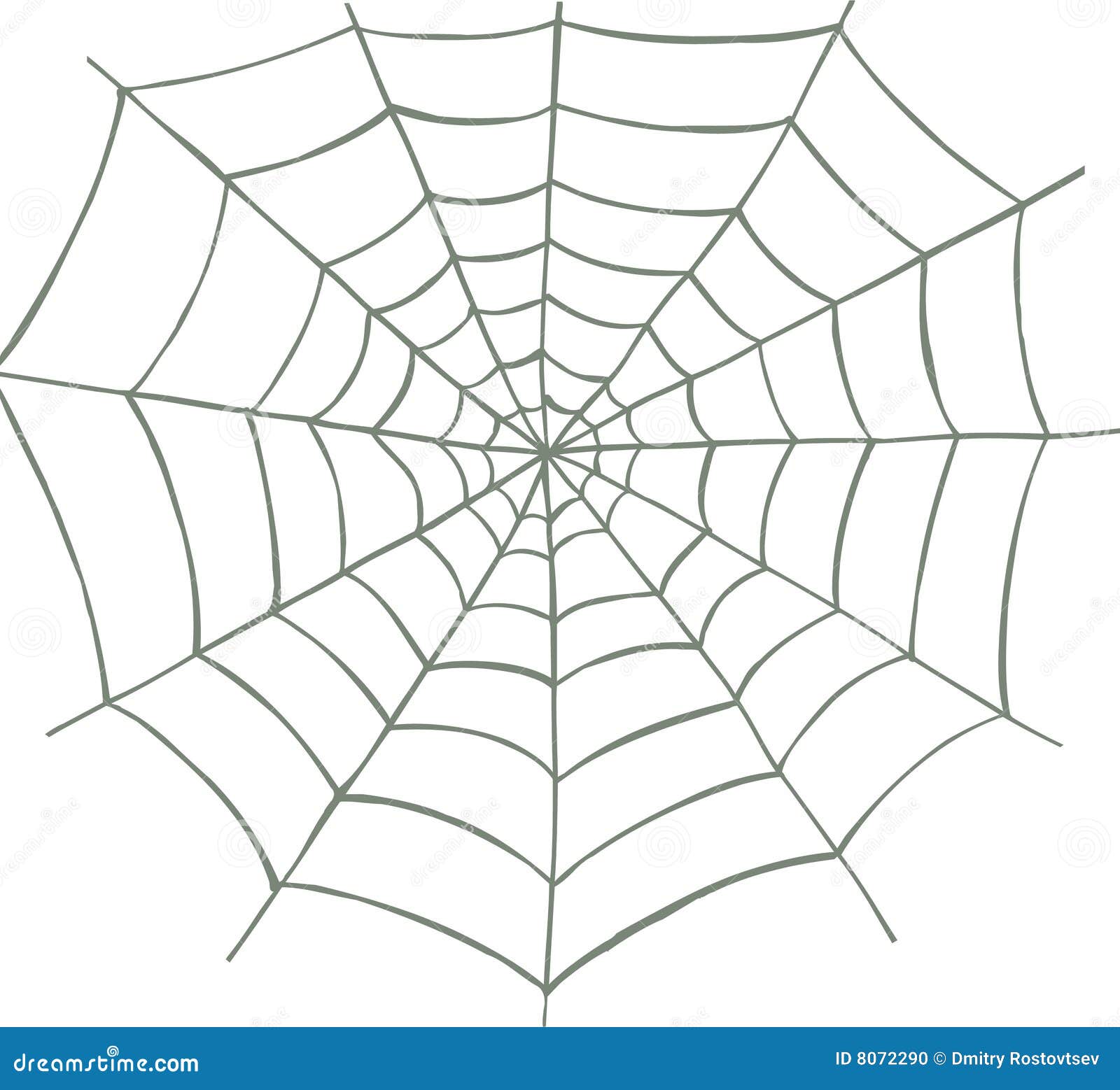 Spider web stock vector. Illustration of cartoon, spider - 8072290