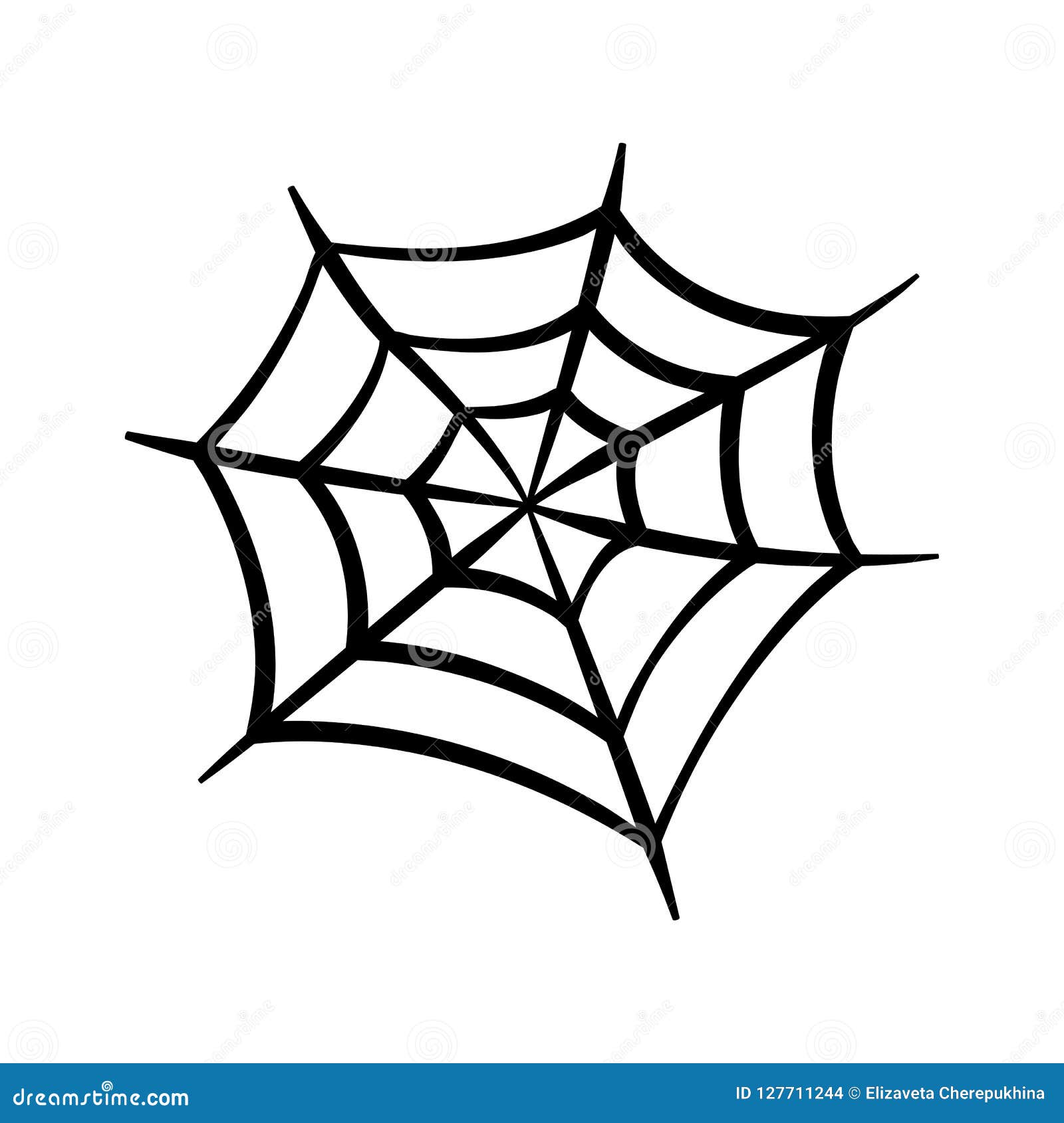 spider web icon. cobweb  silhouette. spiderweb clip art. flat  .