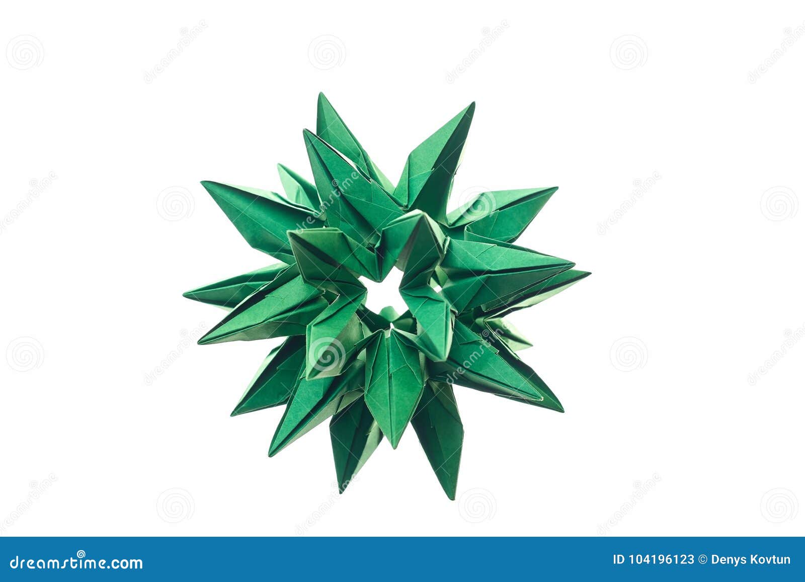 spiky stellated modular origami art