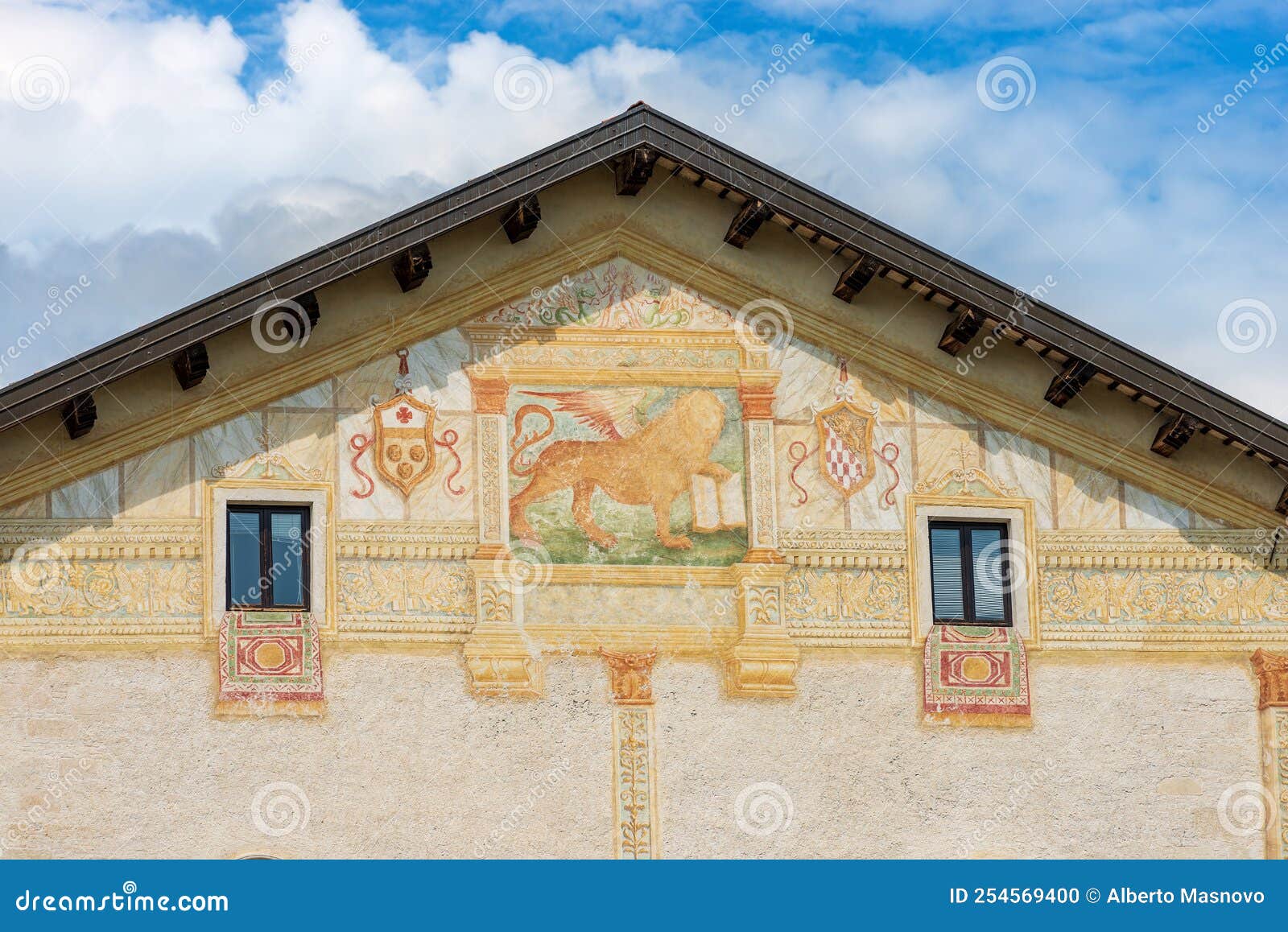 Spilimbergo Town Hall Building - Friuli Venezia Giulia Italy Stock 