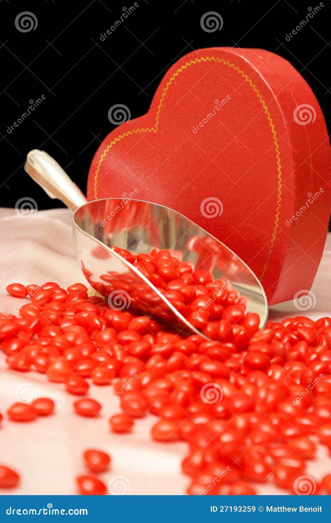 Spilled Cinnamon Hearts stock image. Image of valentine - 27193259