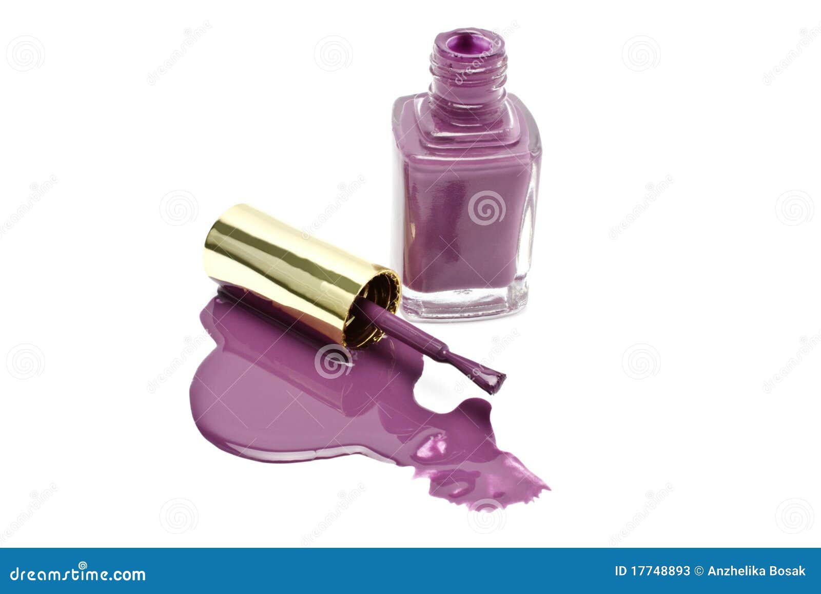 Spilled nail polish stock image. Image of white, bottle - 17748893