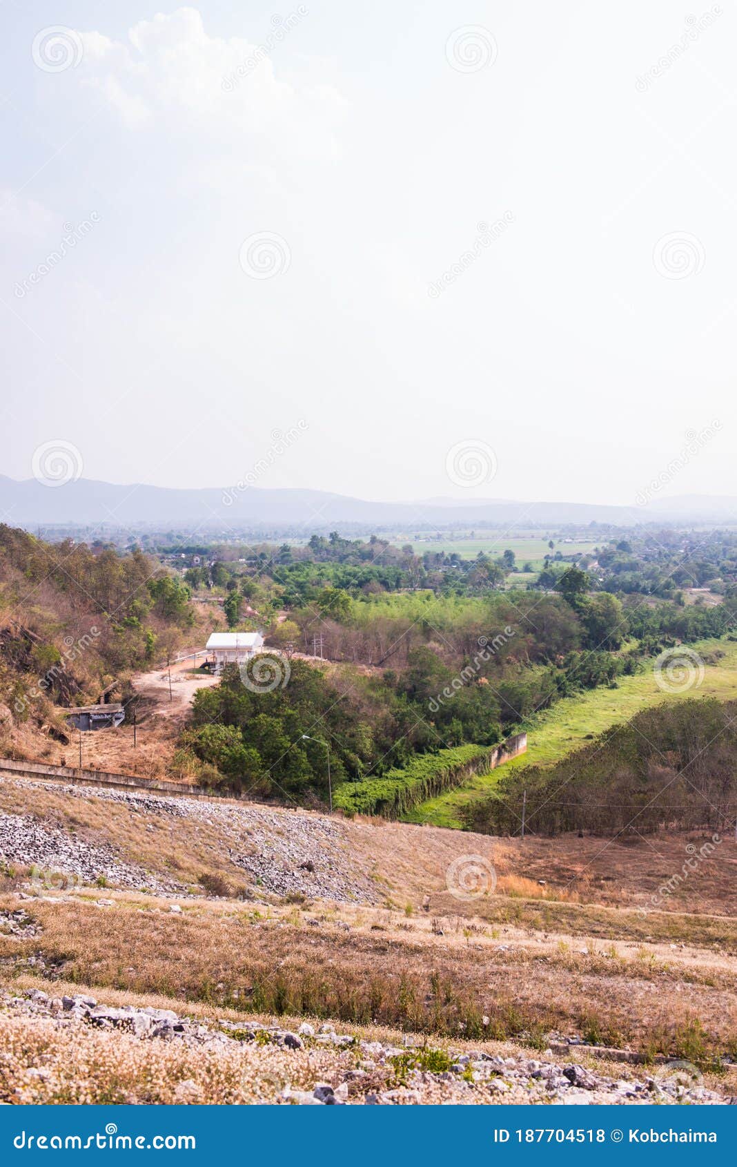 spillway of mae ngat somboon chon dam