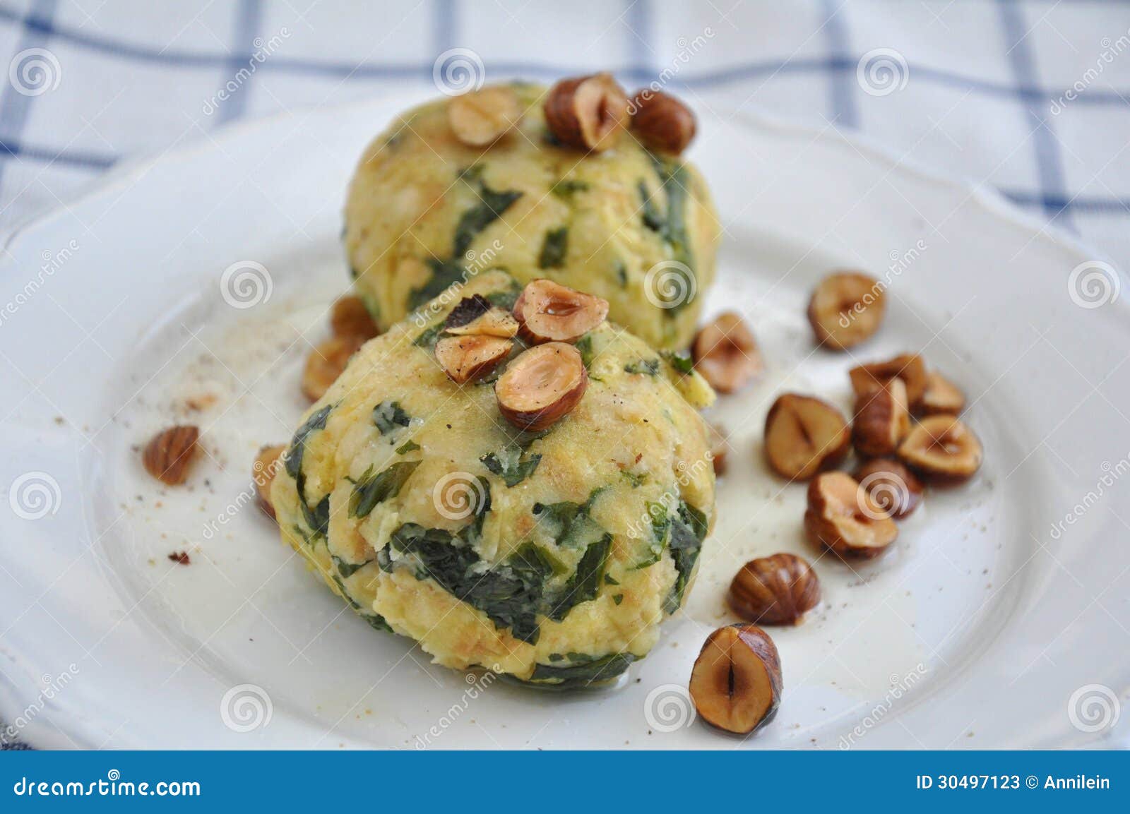 Spinach dumplings stock image. Image of cheese, close 30497123