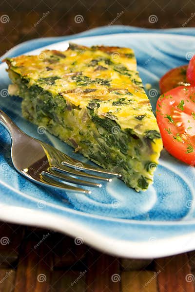 Spinach quiche stock photo. Image of gourmet, spinach - 4642982