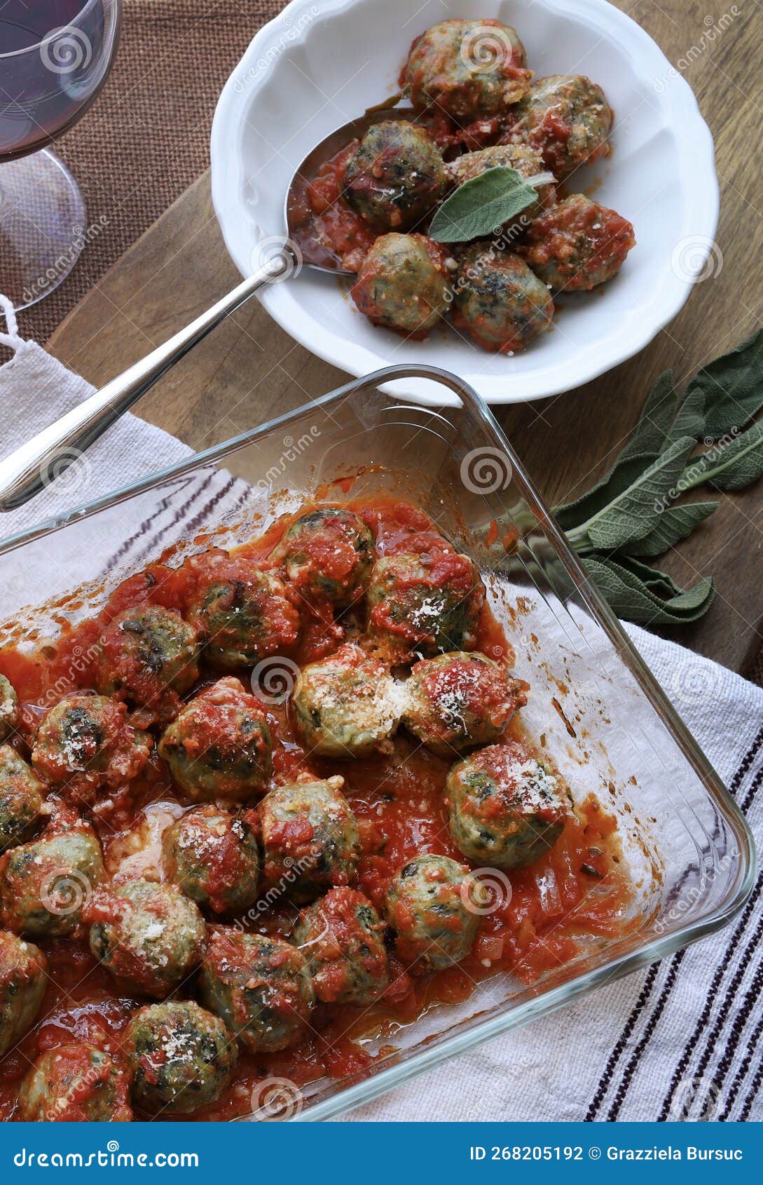 Spinach and Ricotta Gnocchi. Stock Photo Image of gnocchi, cream