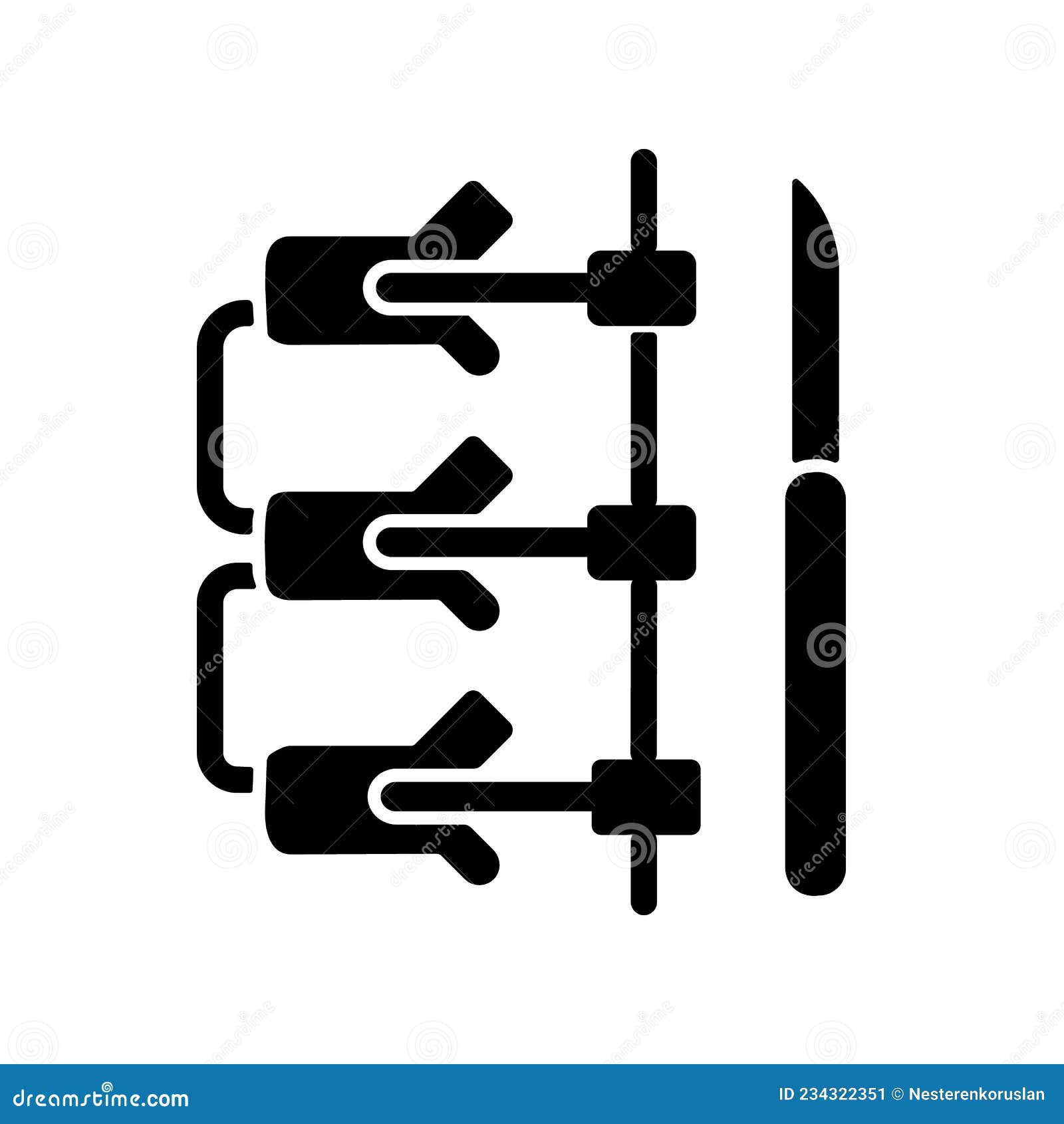 Lumbar Puncture Detailed Diagram Lumbar Puncture Stock Illustration