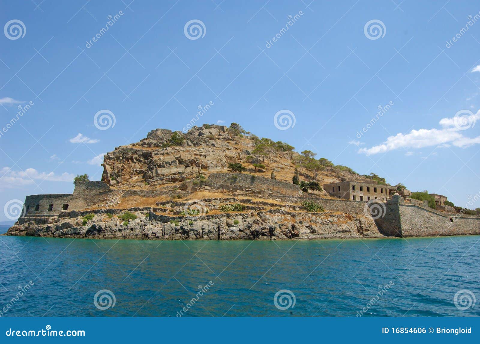 Spinalonga, Crete 2. Spinalonga sull'isola di Crete, Grecia