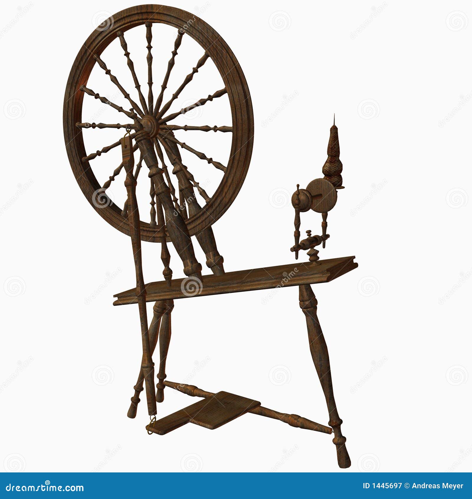 Spinning Wheel Dark stock illustration. Illustration of ...