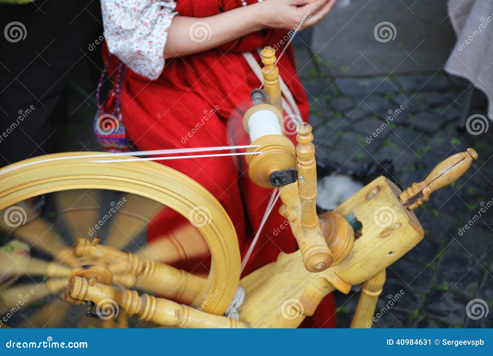 Spinning the wheel stock image. Image of retro, culture 40984631