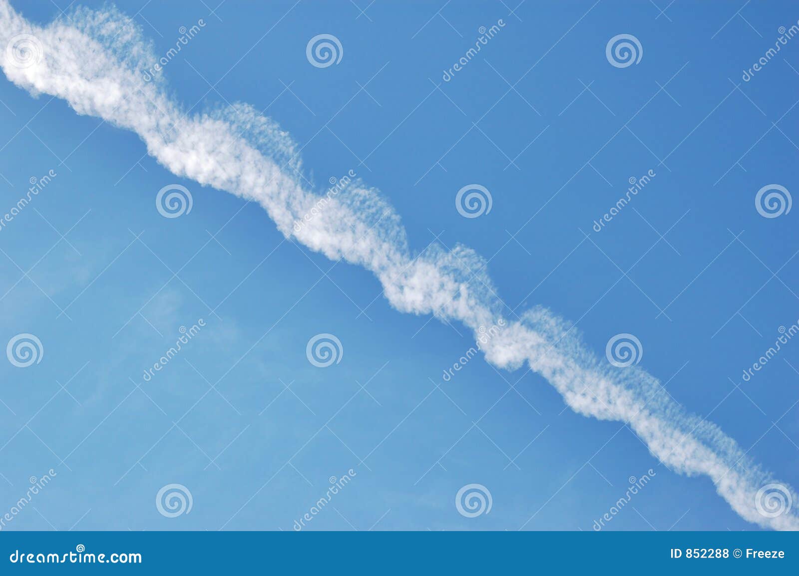 spiral contrail