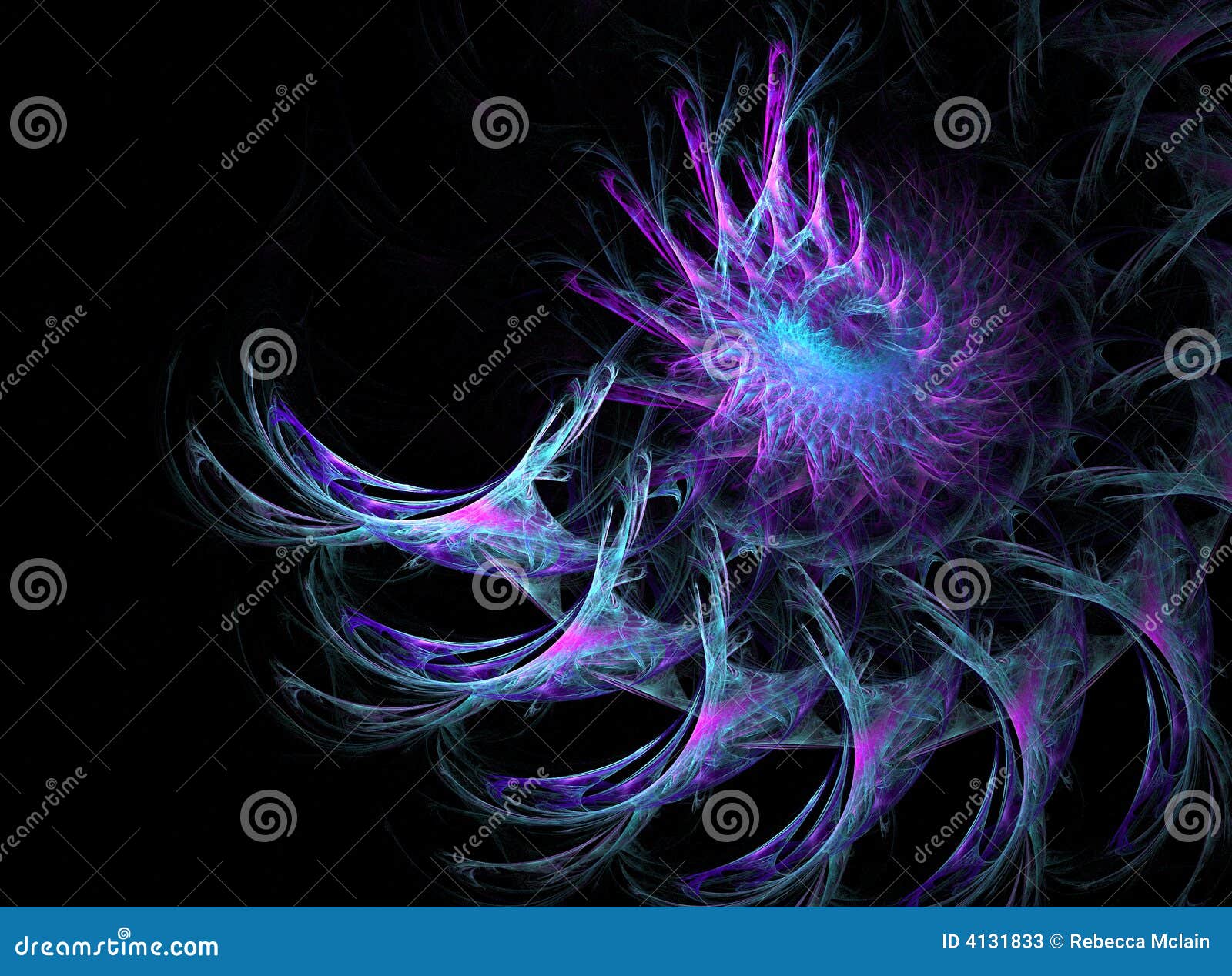 Spiral of energy stock illustration. Illustration of fractal 4131833