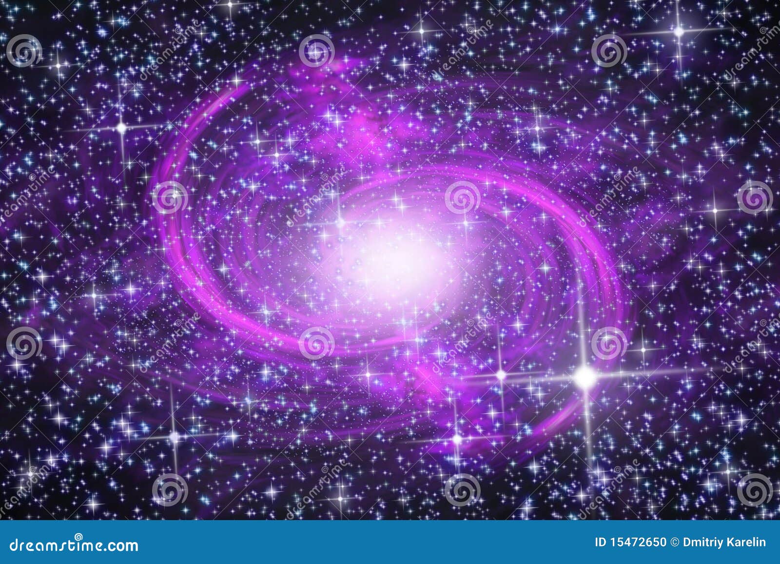 Spiral galaxy stock illustration. Illustration of imploding - 15472650