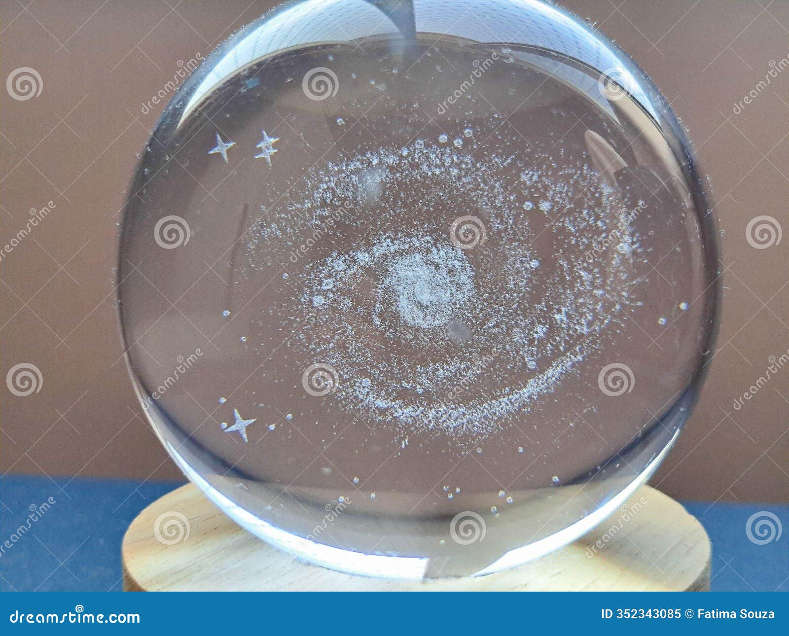 spiral galaxy decorative lamp