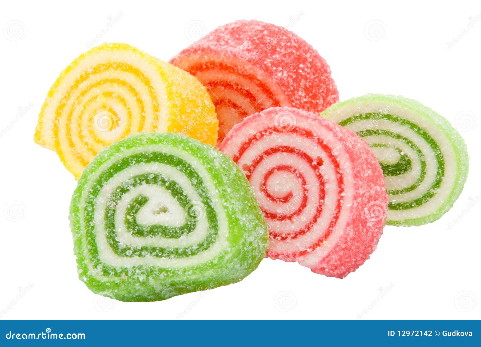 Spiral gelatin sweets stock photo. Image of breakfast 12972142