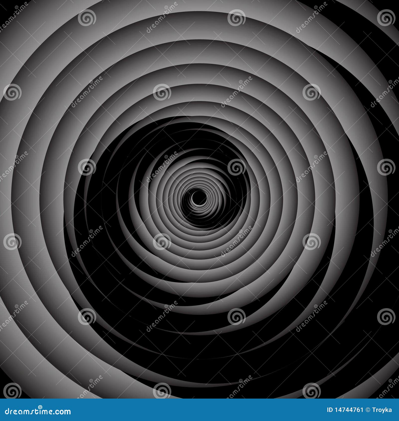 Spiral motion #6. stock vector. Illustration of turbulence - 14744761