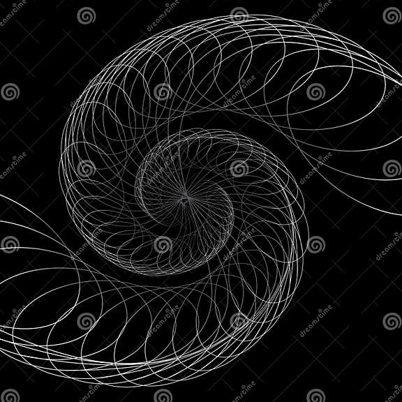 Spiral movement. stock vector. Illustration of spiral - 18750329