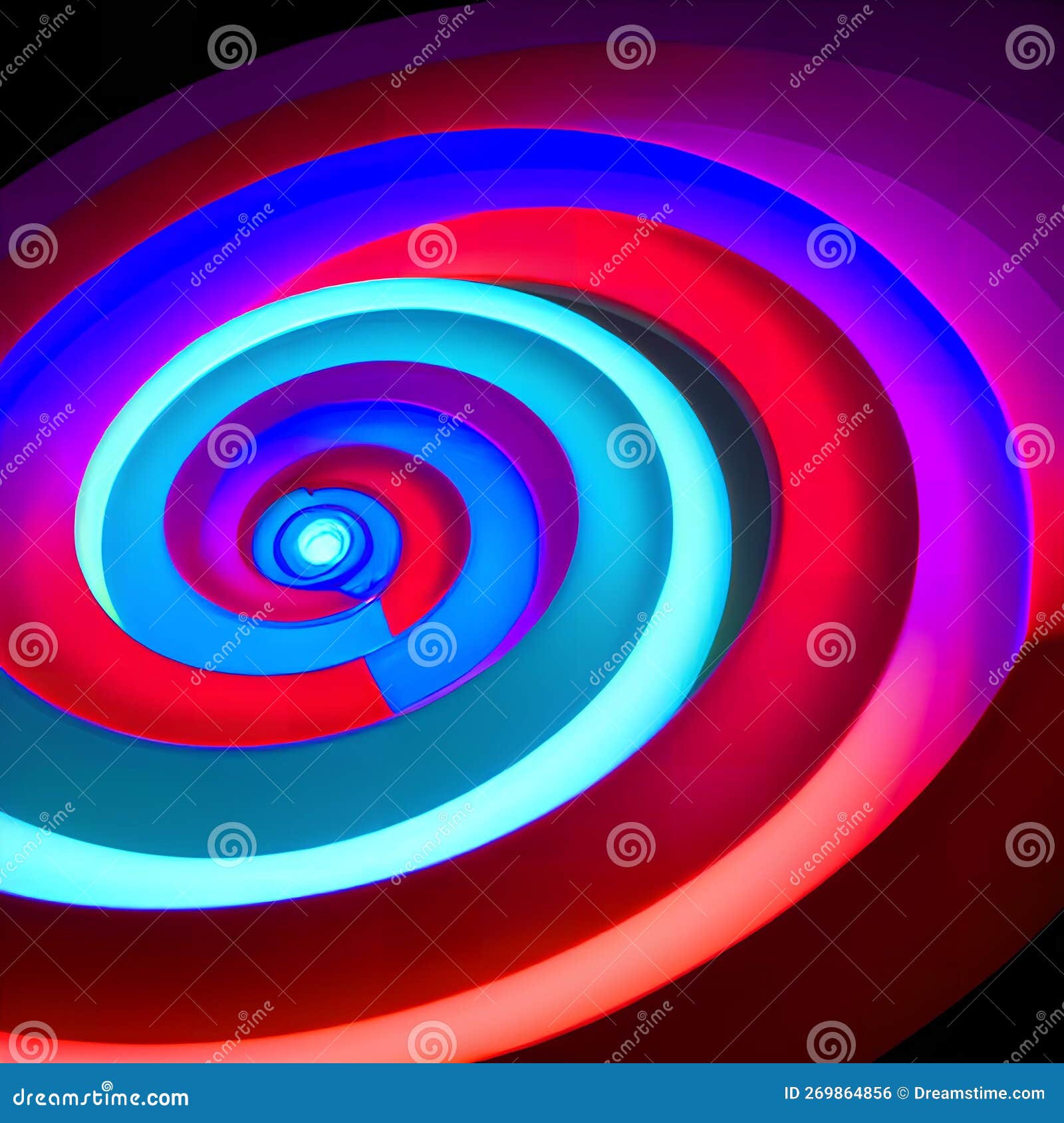 Spiral Out Fibonacci Universe. Ai Generated Image Stock Illustration Illustration of curve