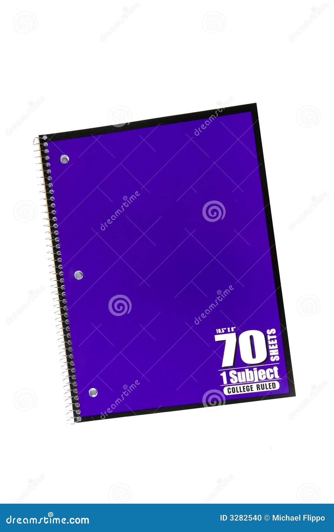 Spiral School notebook stock photo. Image of writing, copy 3282540