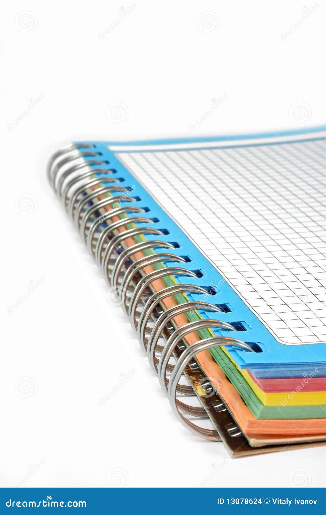 Spiral sketchbook stock photo. Image of closeup, sheet 13078624