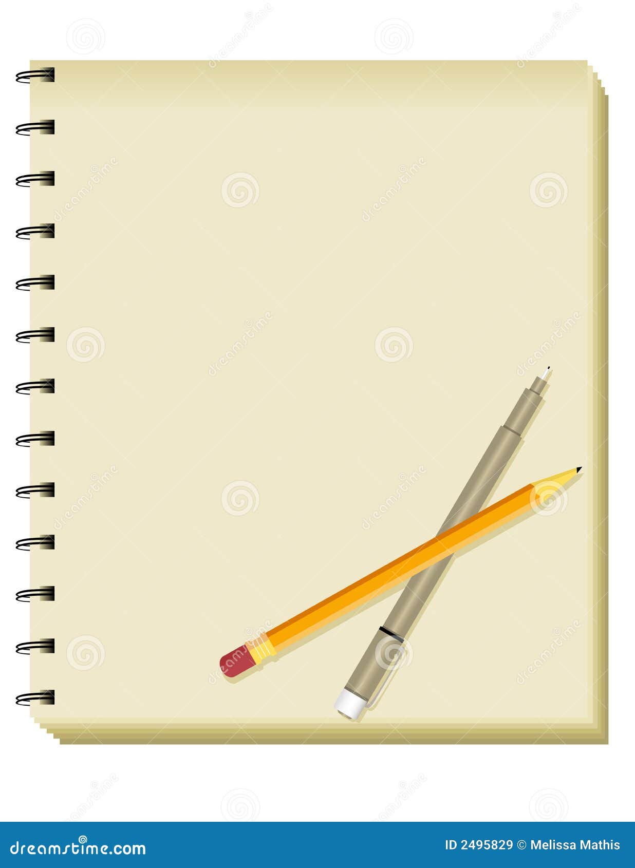 spiral sketchbook/notebook