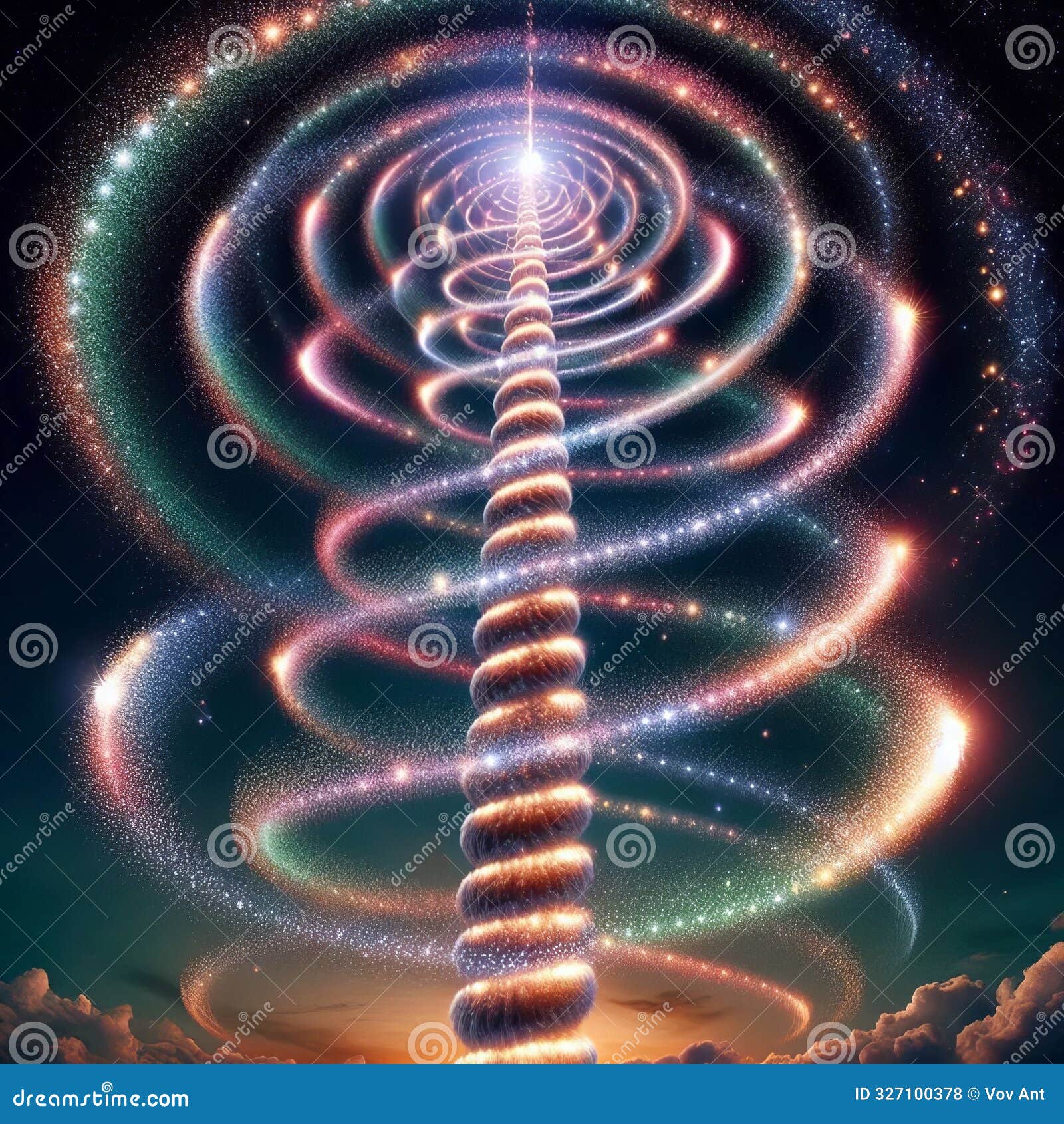 62 96. spiral vertical shells_ large, spherical firewo