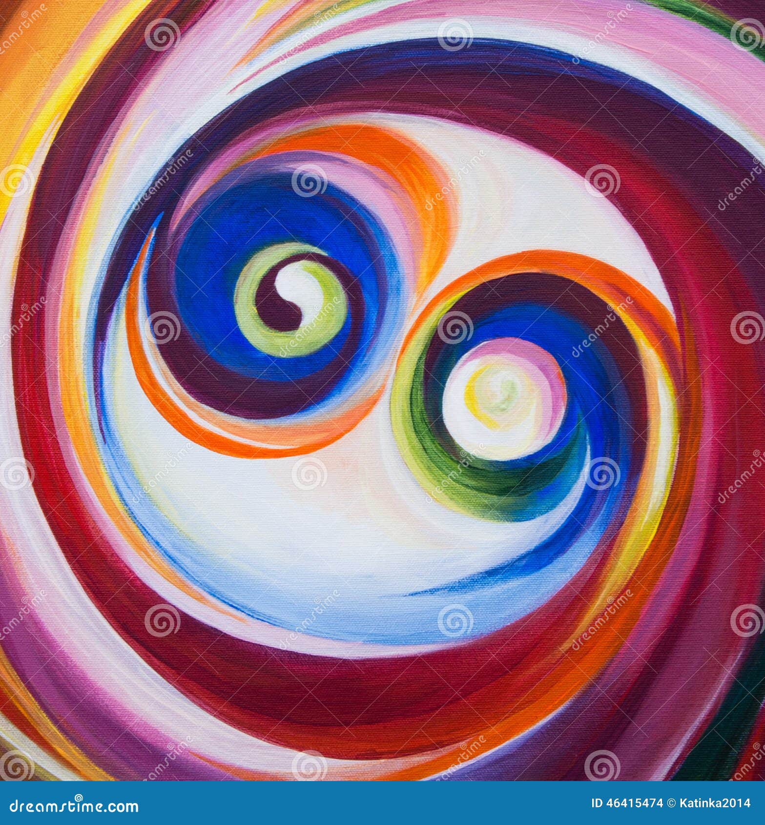 Spiraling circle stock photo. Image of multicolored, vibrant - 46415474