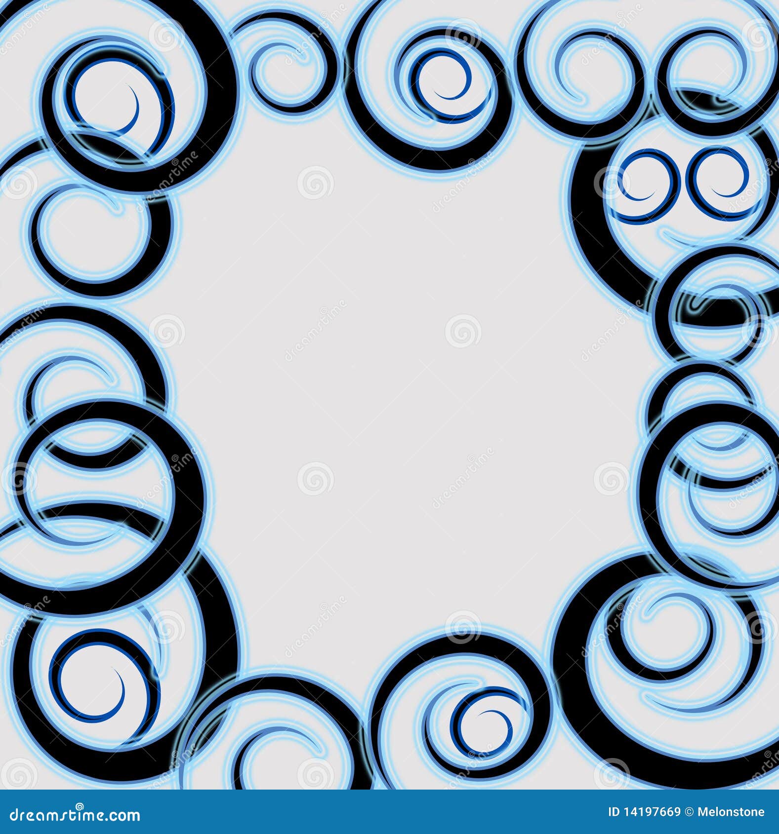 spirals frame border