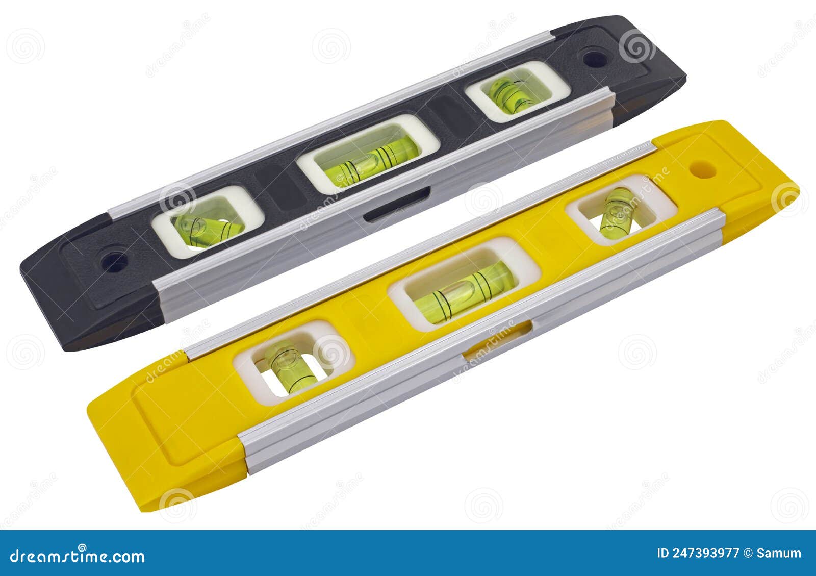 Spirit Level Tool Isolated On White Stock Image Image Of Glass Craft