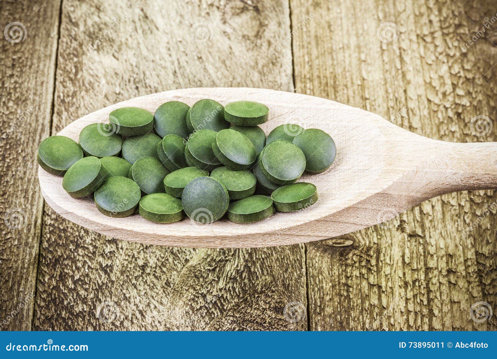 Spirulina,chlorella Supplement Pills Stock Image Image of platensis