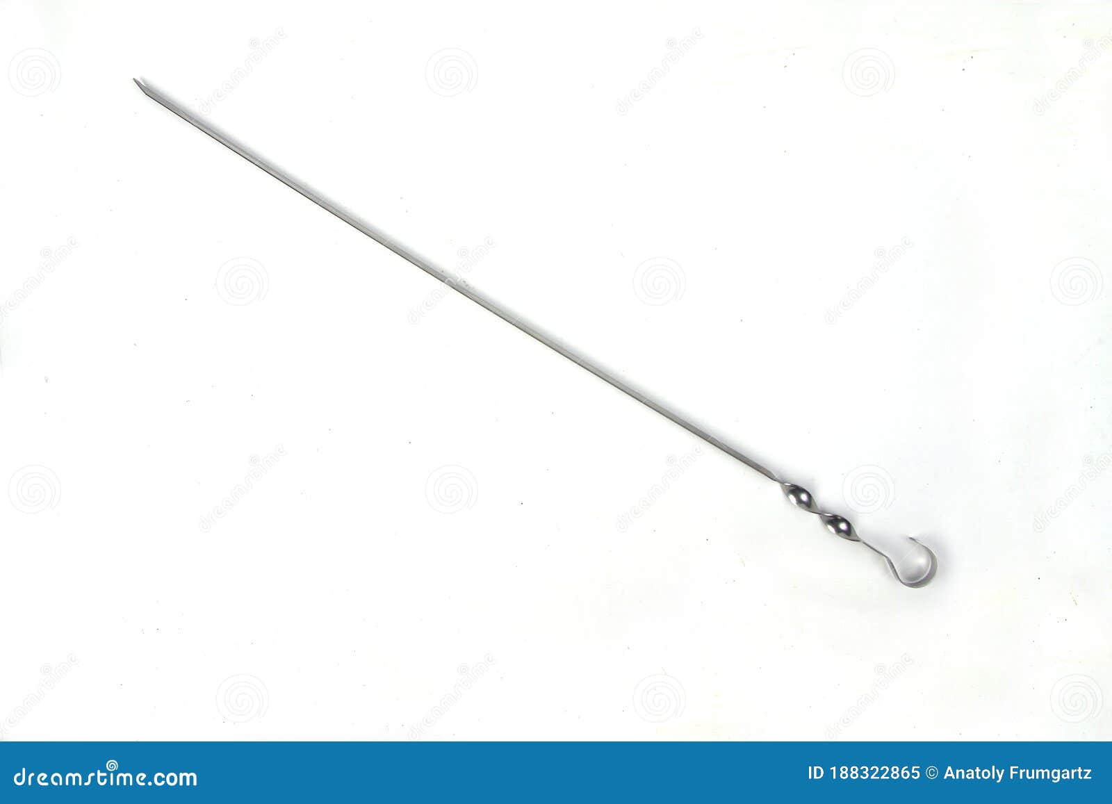 spitter on white background flat lay