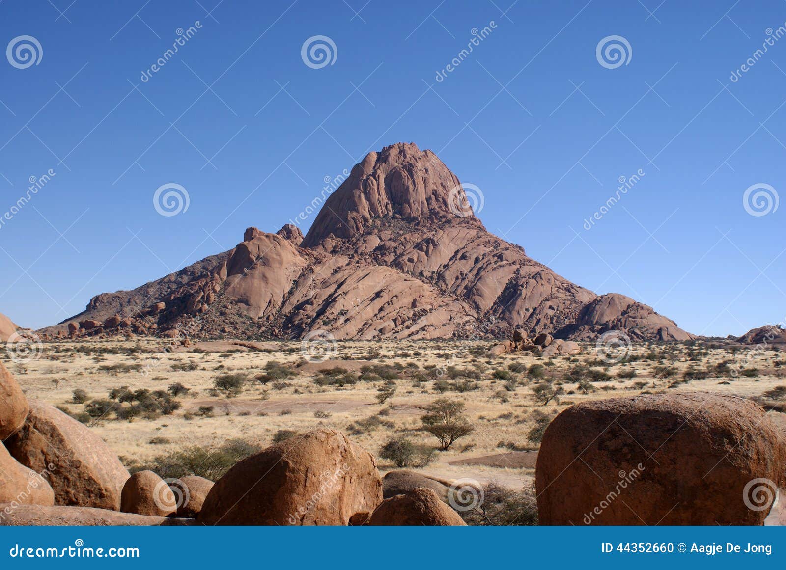 Spitzkoppe in Namibia. Spitzkoppe mountain in rocky Namibia