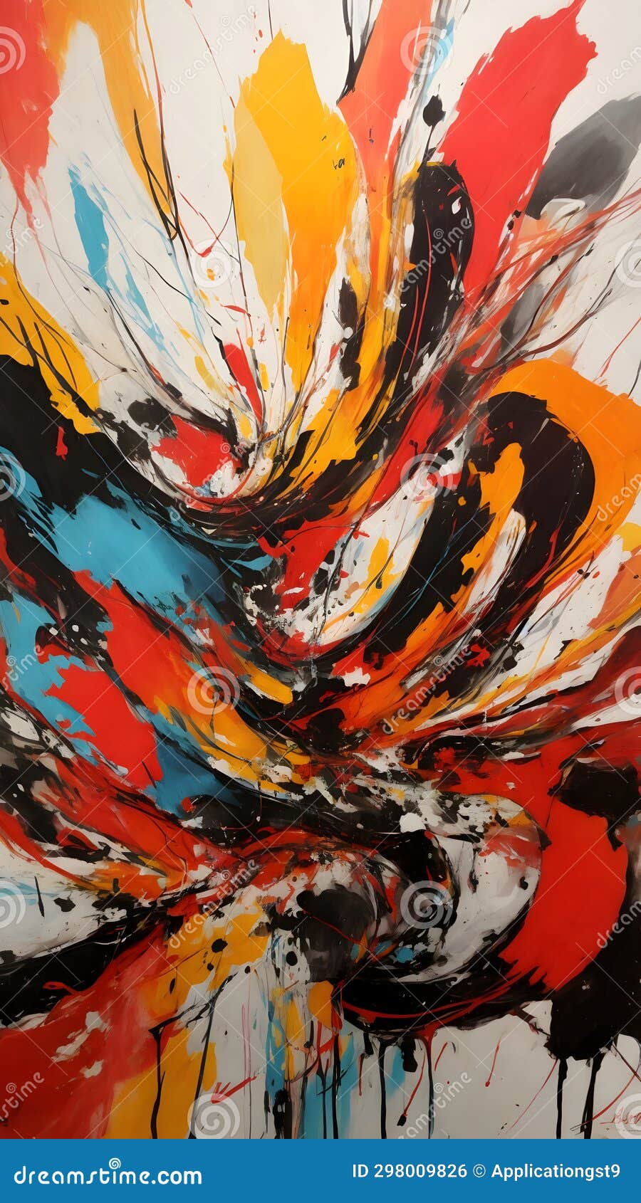 Splash of Art Color Burst (Abstract) Stock Illustration Illustration