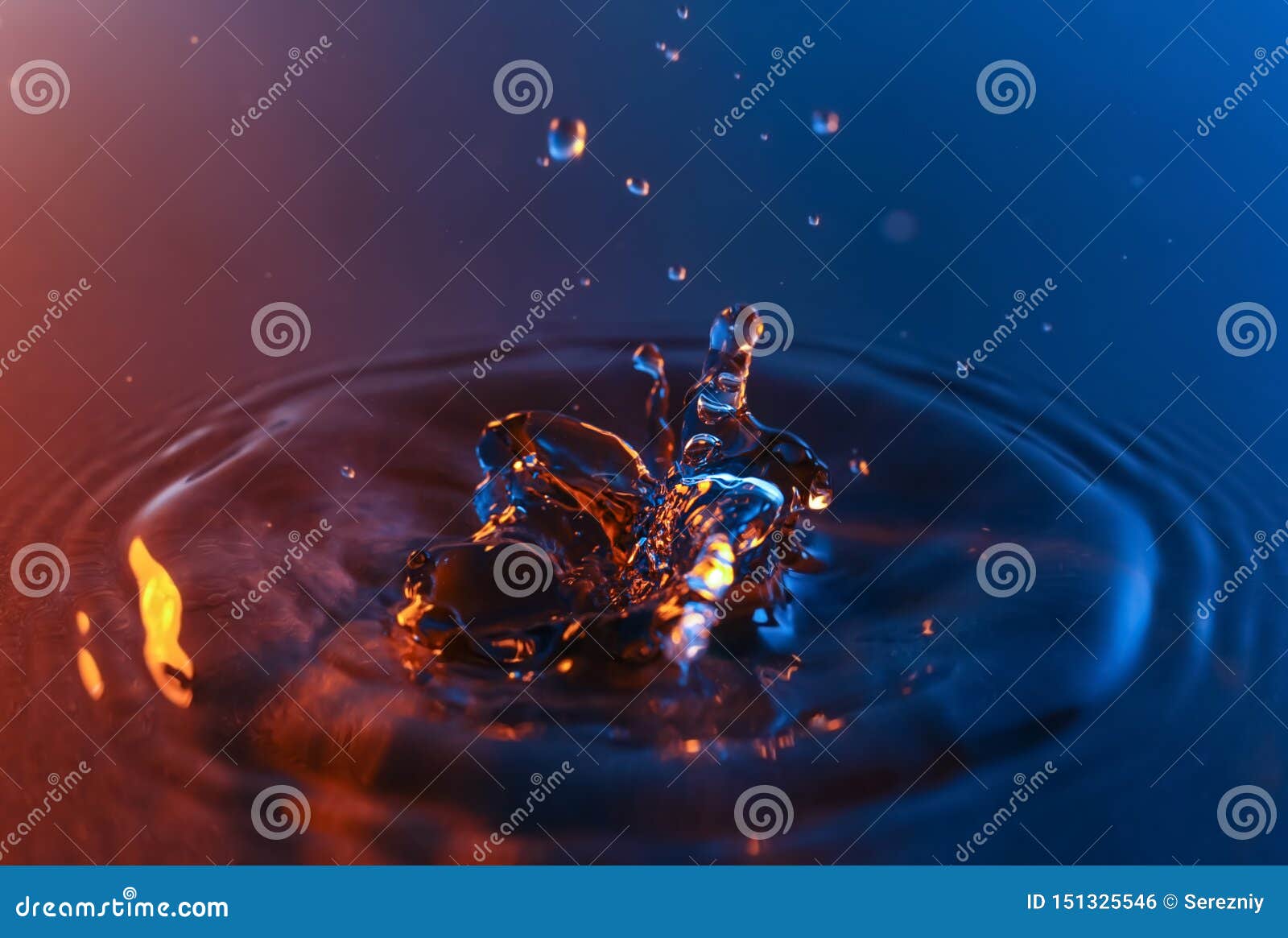 Splash of clean water stock photo. Image of splash, background 151325546