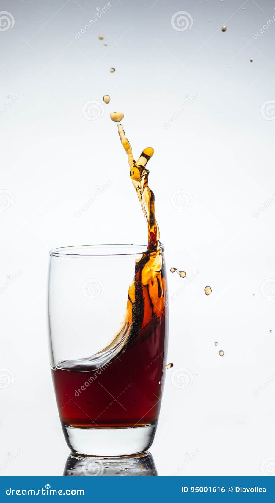 Splash of Drink from a Glass Stock Photo Image of drink, freshness
