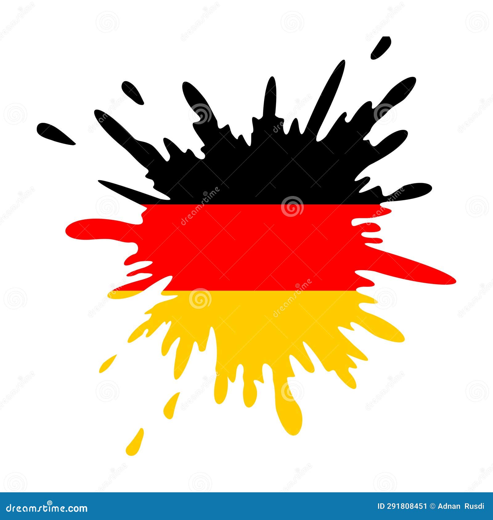 splash with germany flag. germany  splash flag. can be used in cover , website background or advertising. alemania,