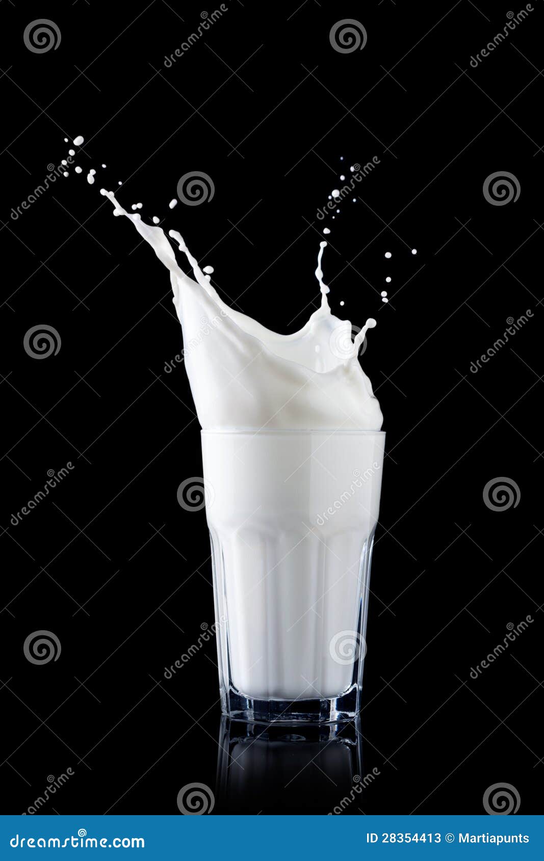Splash in a Glass with Milk Stock Image - Image of splash, white: 28354413, image size:1067x1690