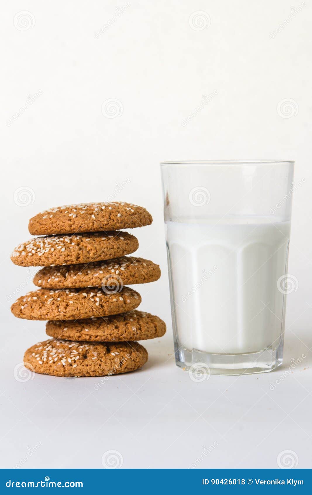 Splash of Milk with Biscuits on White Stock Photo Image of macro