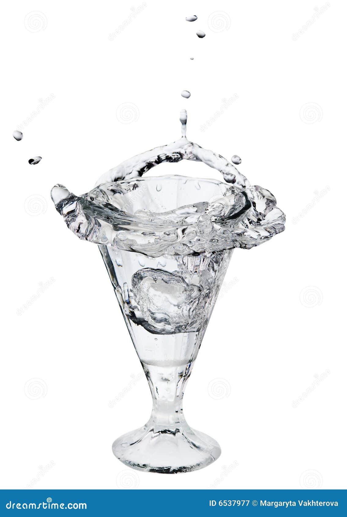 Splash of Mineral Water from Glass Stock Image Image of refreshment