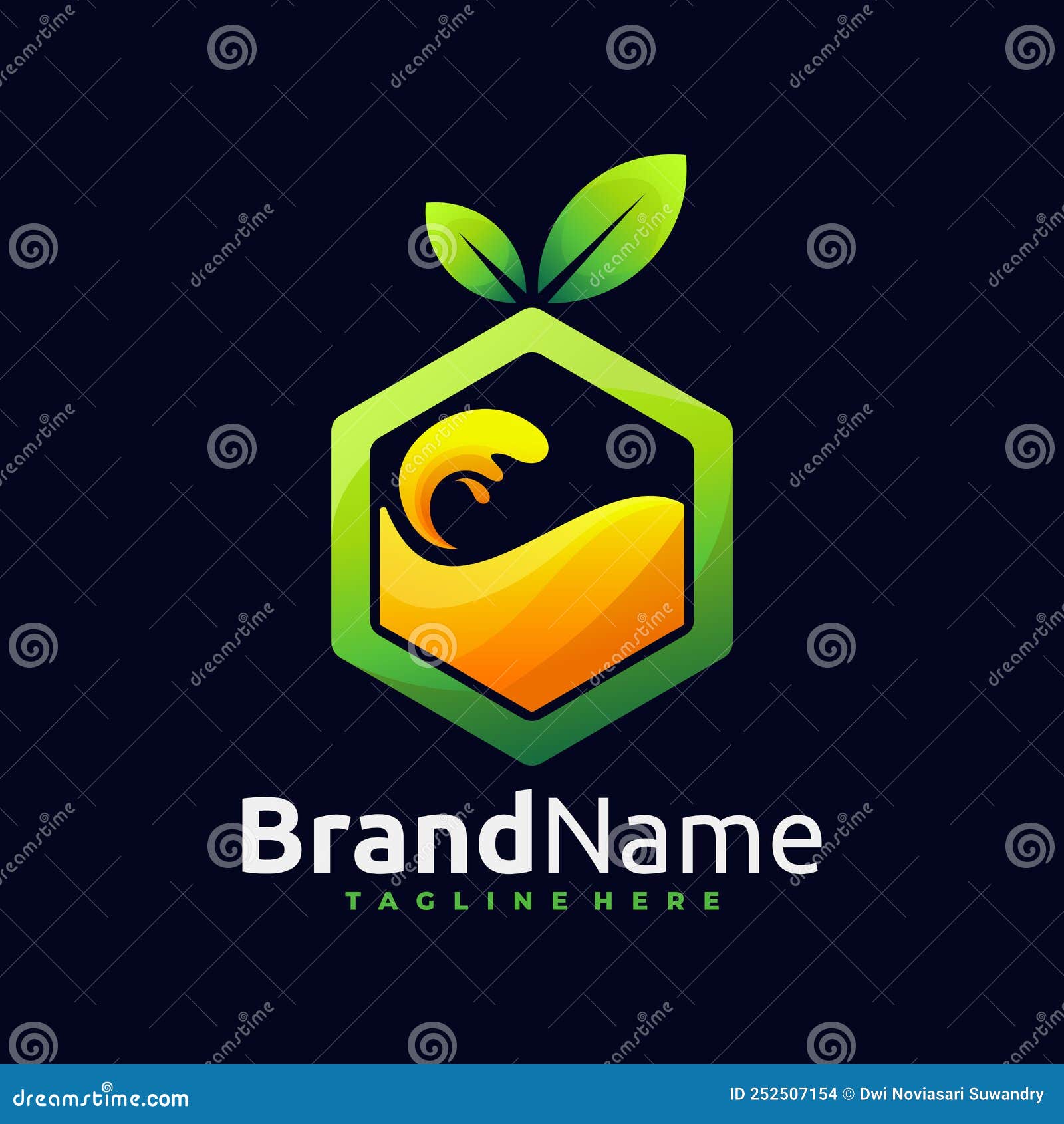 Splash Orange Juice Box Logo Template Stock Vector Illustration of
