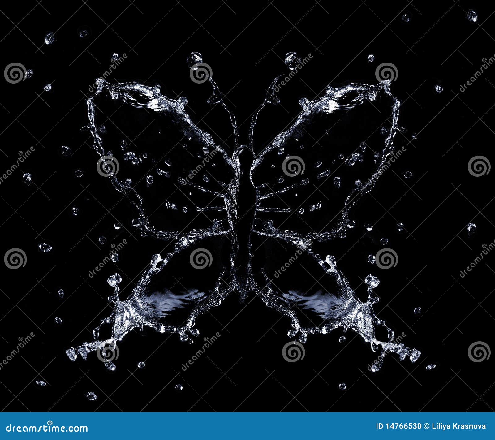 Splash of Water Butterfly stock photo. Image of pouring 14766530