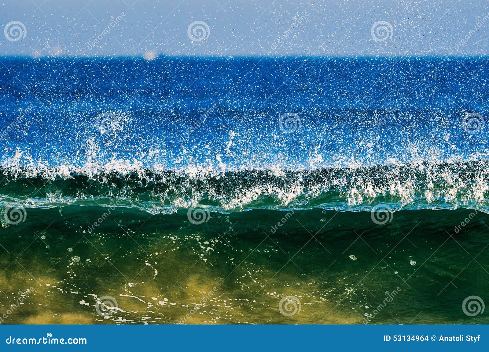 Splash waves stock photo. Image of shoreline, reflect 53134964