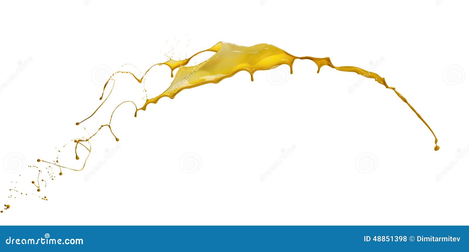 Splashes of yellow paint stock photo. Image of ripple - 48851398