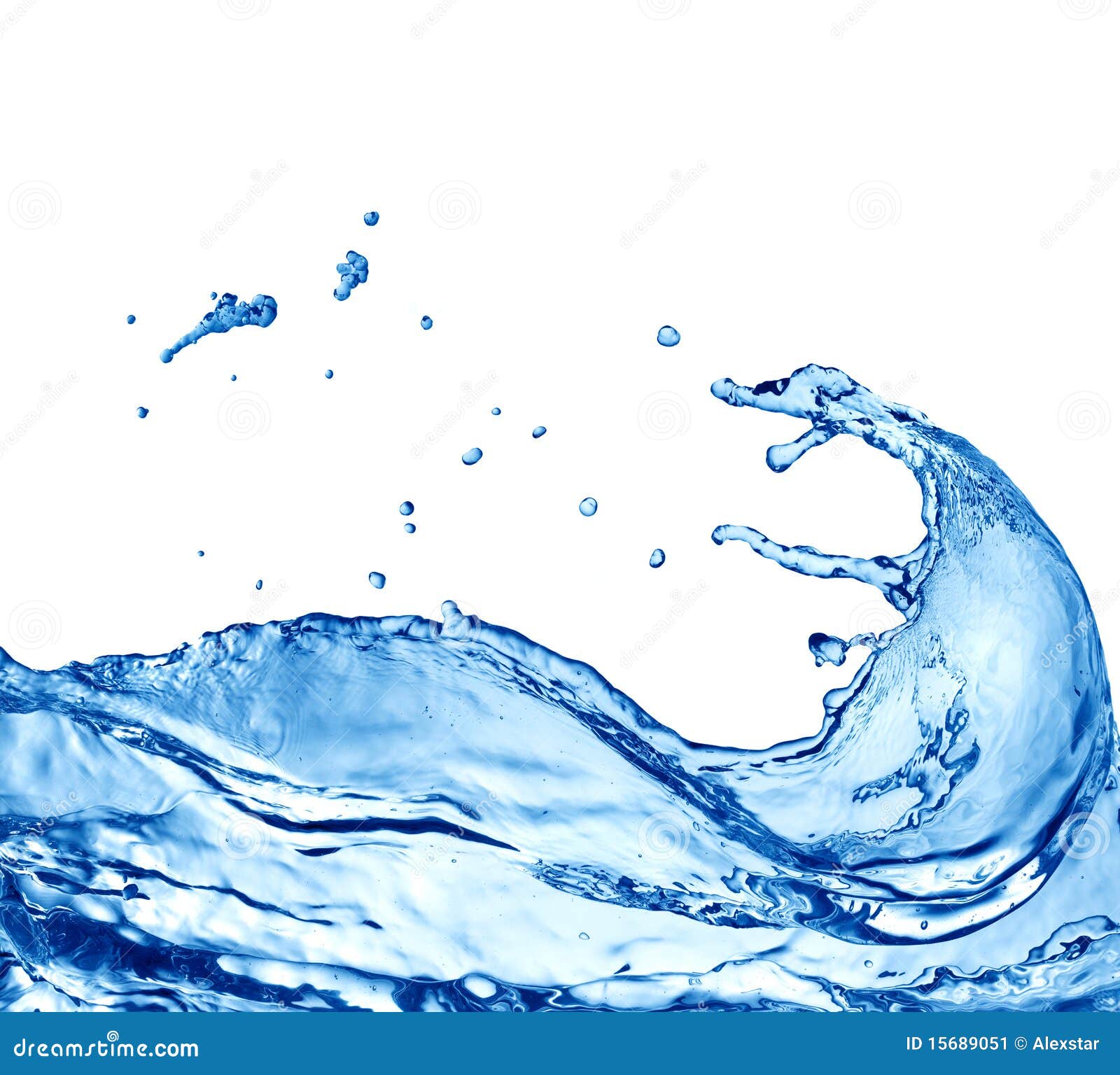 Splashing blue water stock image. Image of water, details 15689051