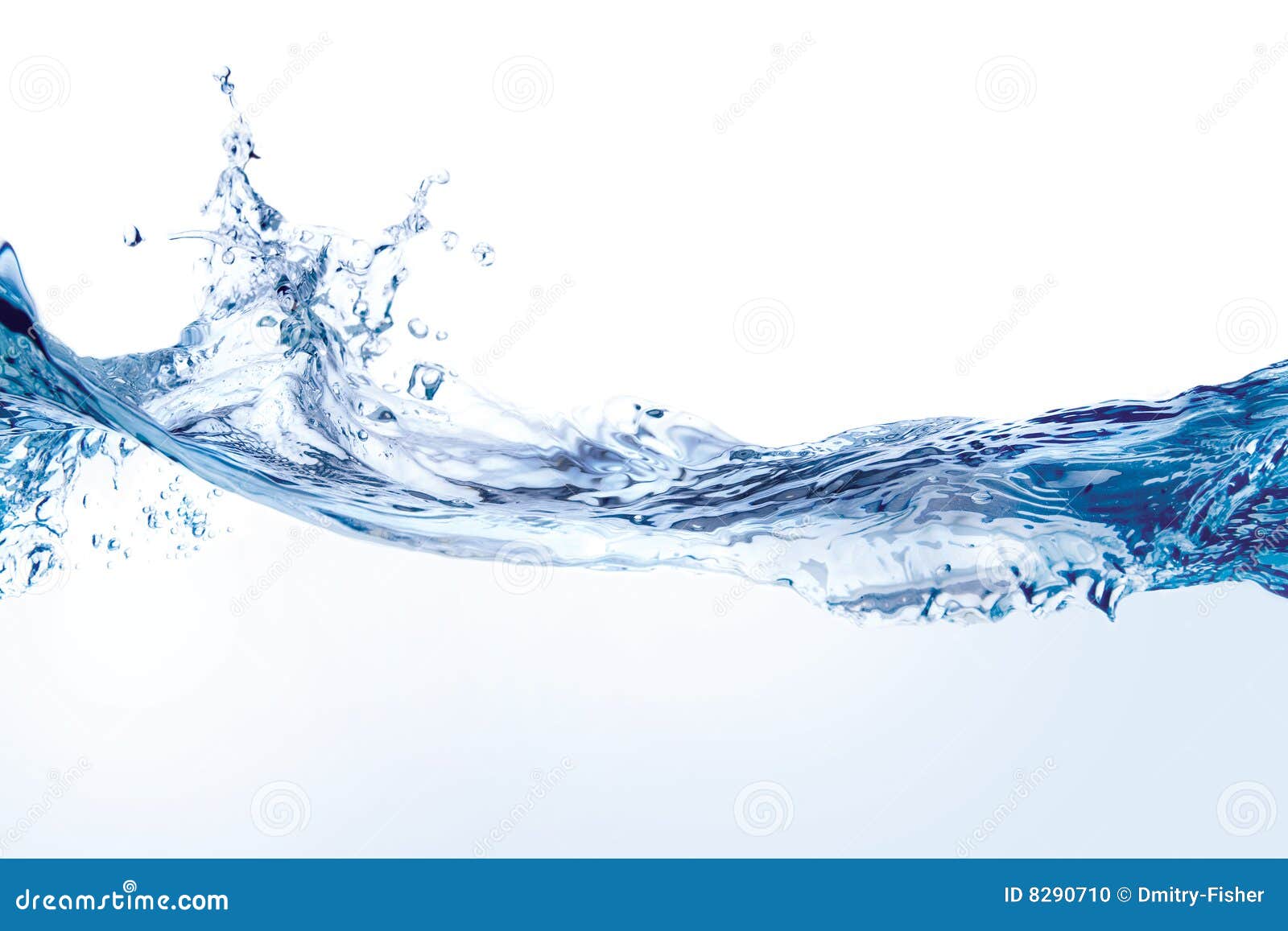 Splashing water on white stock photo. Image of motion 8290710