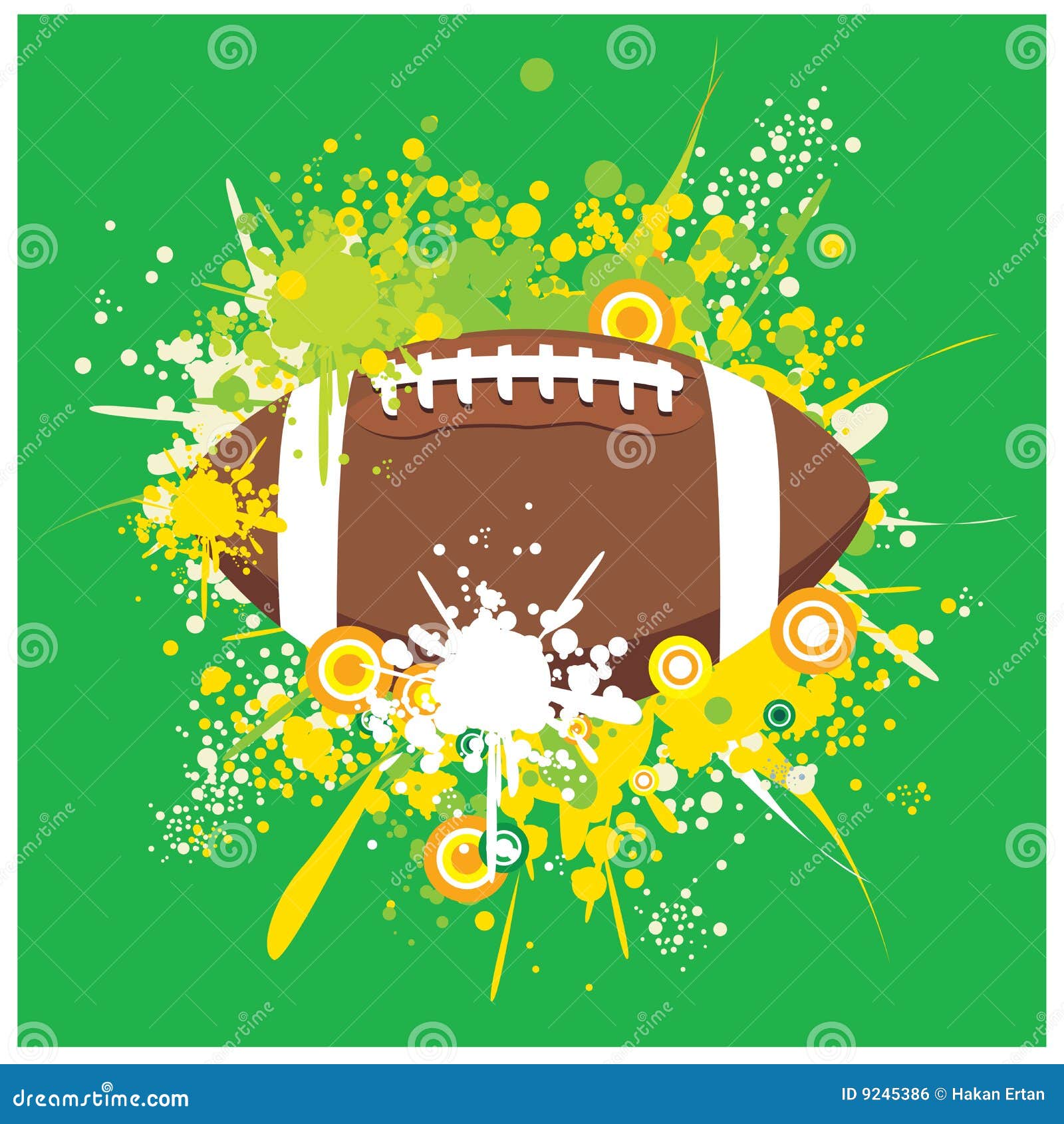 Splatter ball stock vector. Illustration of player, drop 9245386