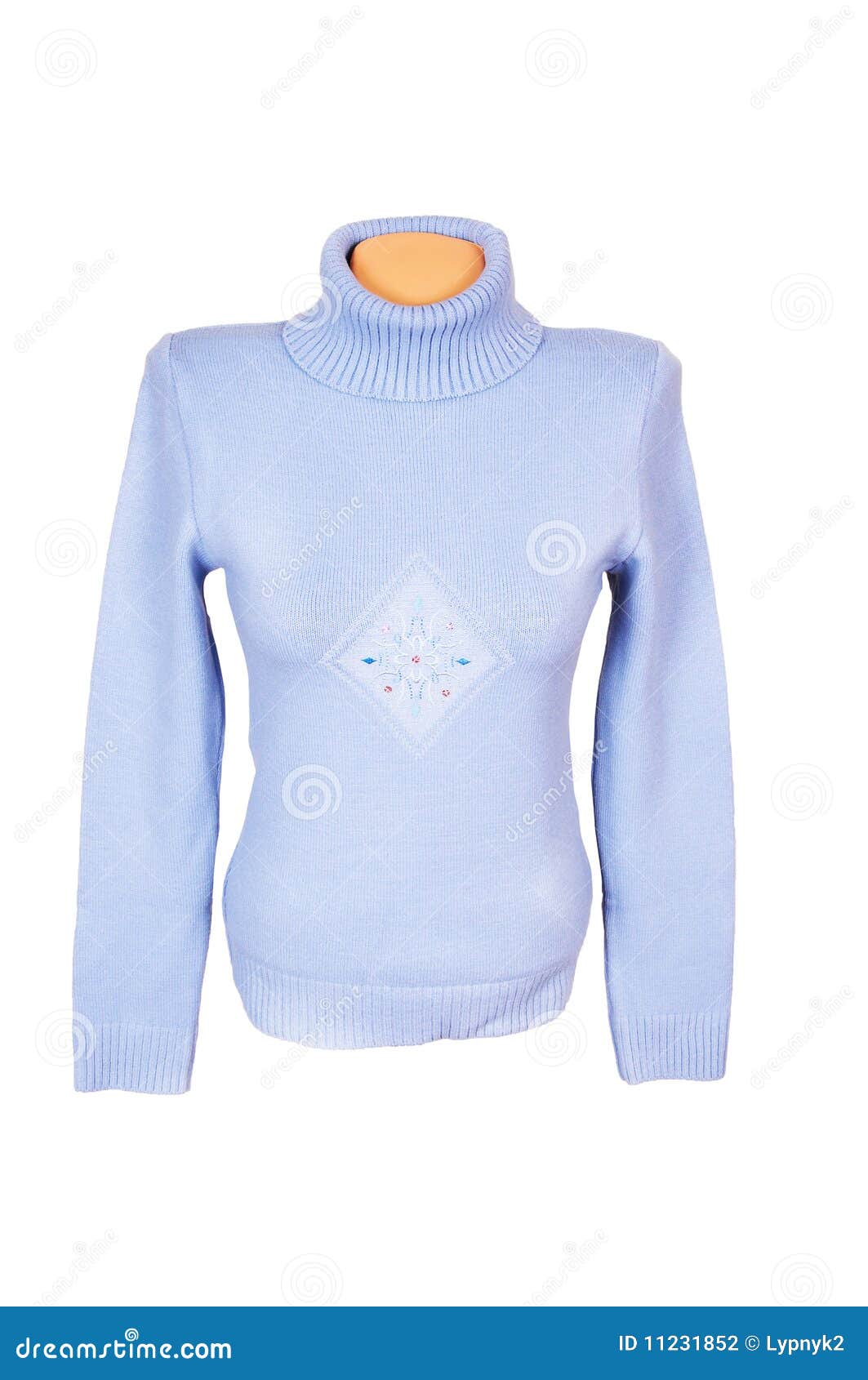 Splendid Modern Sweater on a White. Stock Photo - Image of brightly ...