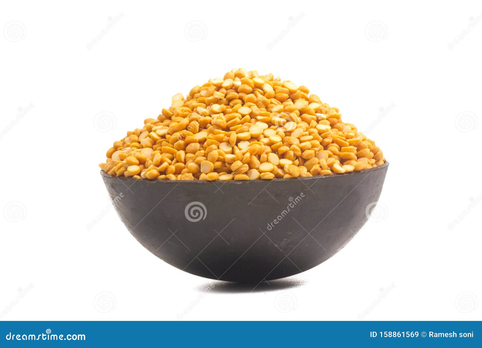 SPLIT CHICKPEAS stock image. Image of food, ingredient 158861569