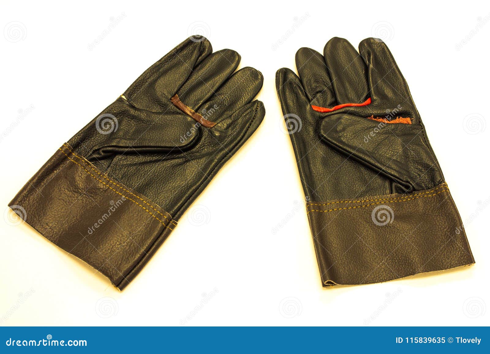Split Toning Gloves Technician Stock Image - Image of glove, colorful ...