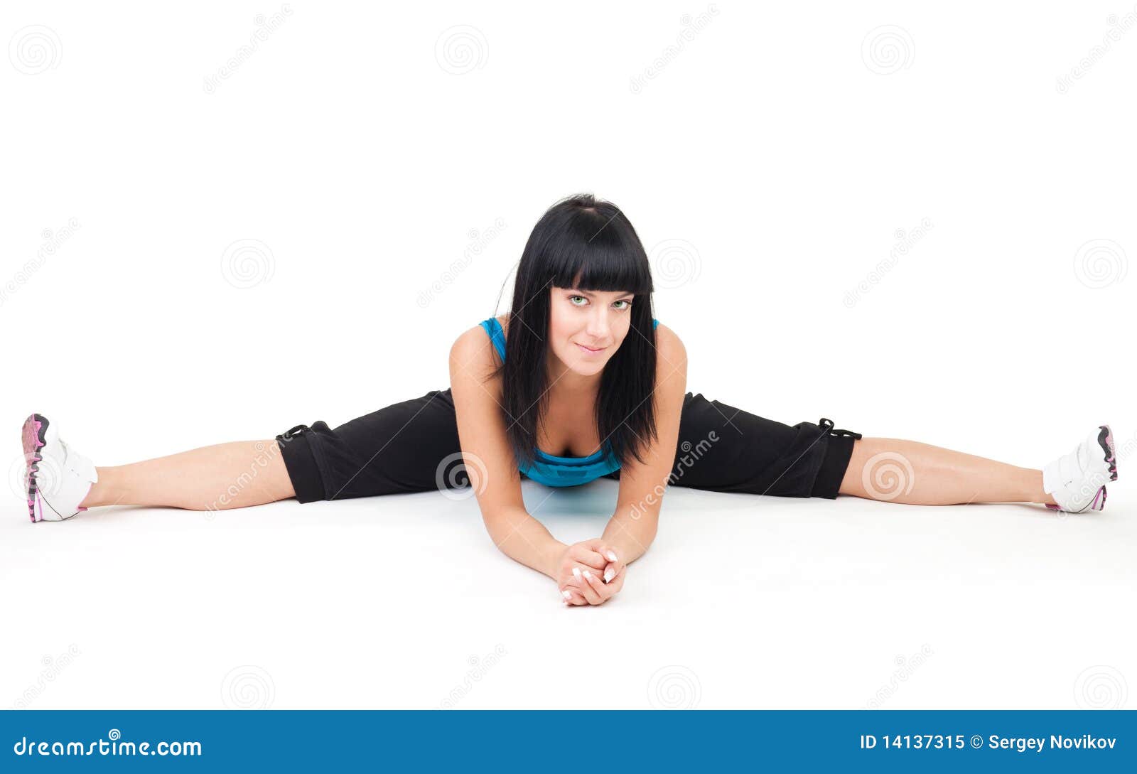 Splits Fitness Exercise Royalty Free Stock Photo Image 14137315